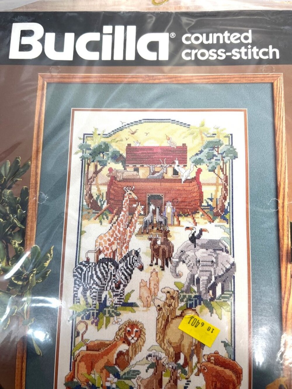 Bucilla Noahs Ark Counted Cross-Stitch Kit 10" X 18" Complete Kit By Nancy Rossi - Picture 3 of 6